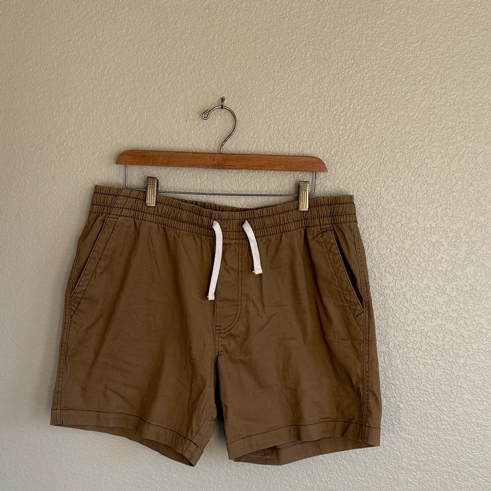 Plugg BrownCasual Shorts with Drawstring